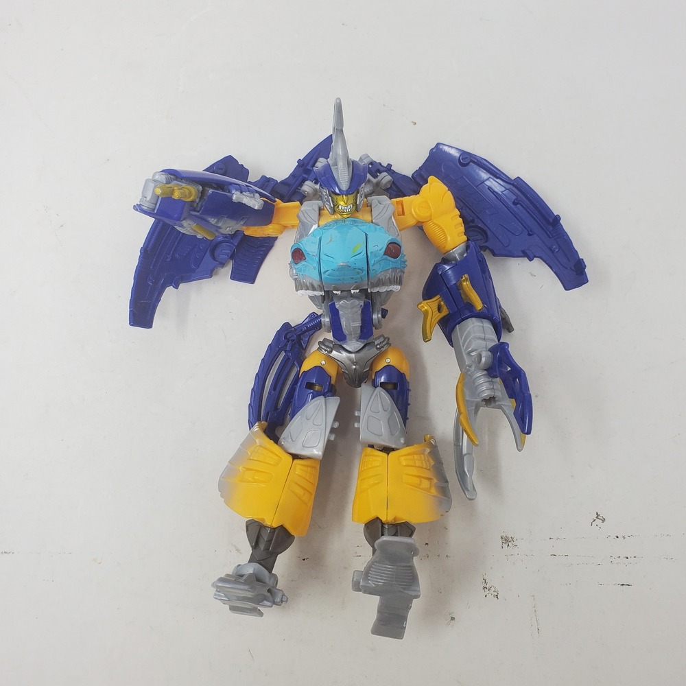 Hasbro Transformers Cybertron Sky-Byte Shark Action Figure 2005 Damaged